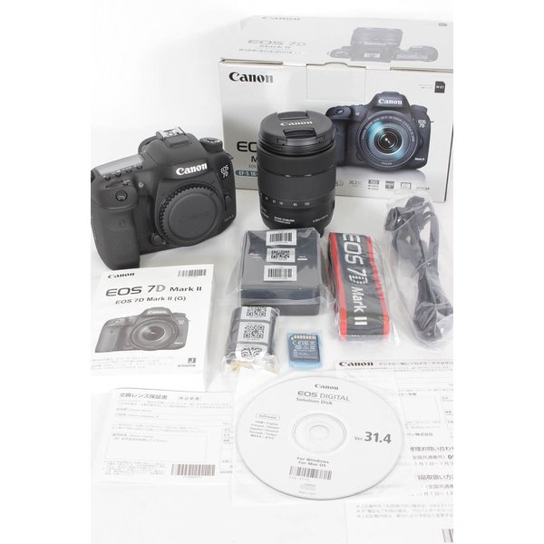 キヤノン EOS 7D Mark II EF-S18-135 IS USM レンズキット W-E1｜買取価格