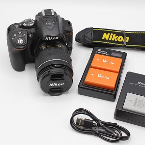 Nikon D5300 AF-P 18-55 VR レンズキット ブラック｜買取価格 - リファン