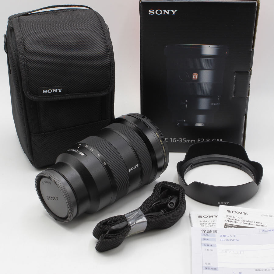 フルサイズ一眼SONY 16-35mm F2.8 GM SEL1635GM 美品