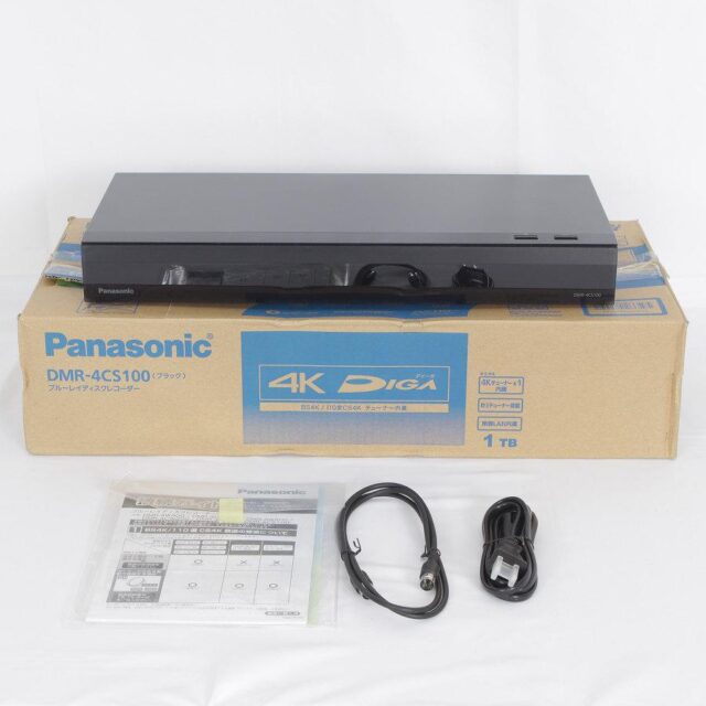 GINGER掲載商品】 Panasonic ブルーレイレコーダー DIGA DMR-4CS100 