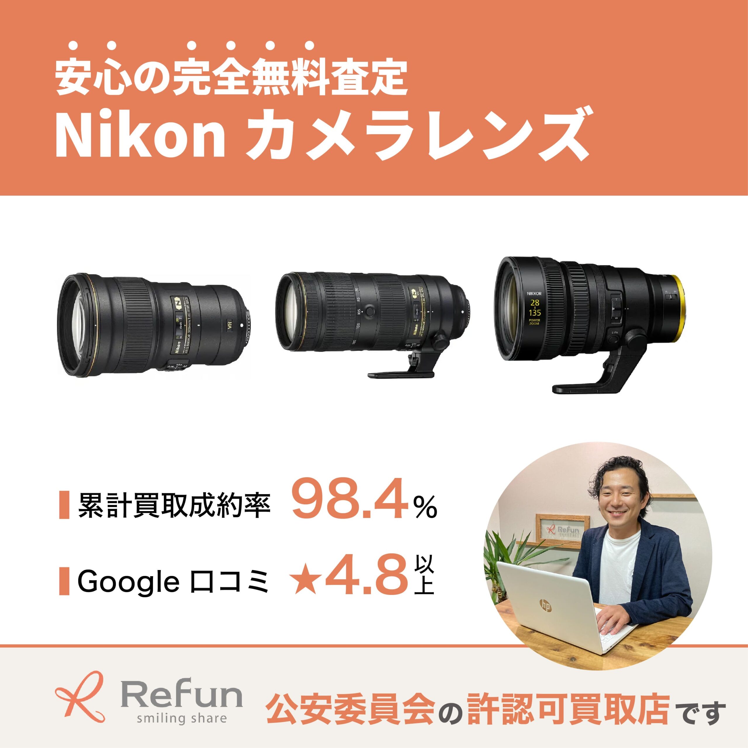 Nikon カメラレンズ買取