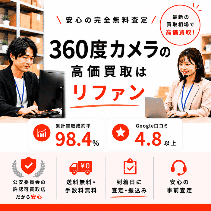 360度カメラ買取